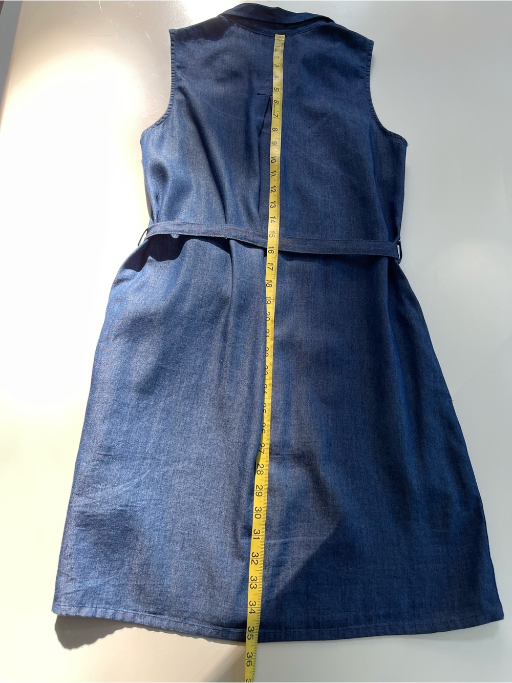 J. Jill Dark Indigo Button-Up Shirt dress - Picture 4 of 9